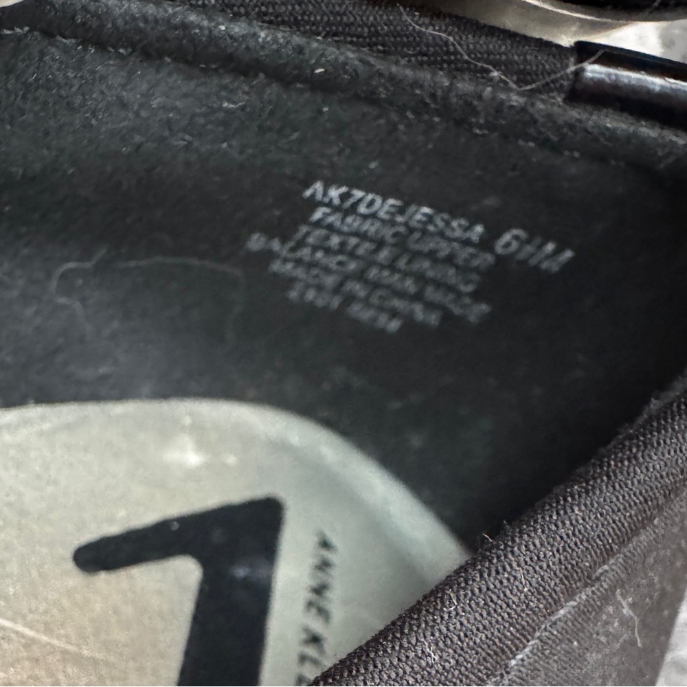 Anne Klein Sport Black Heels with Studded Detail - Picture 6 of 7